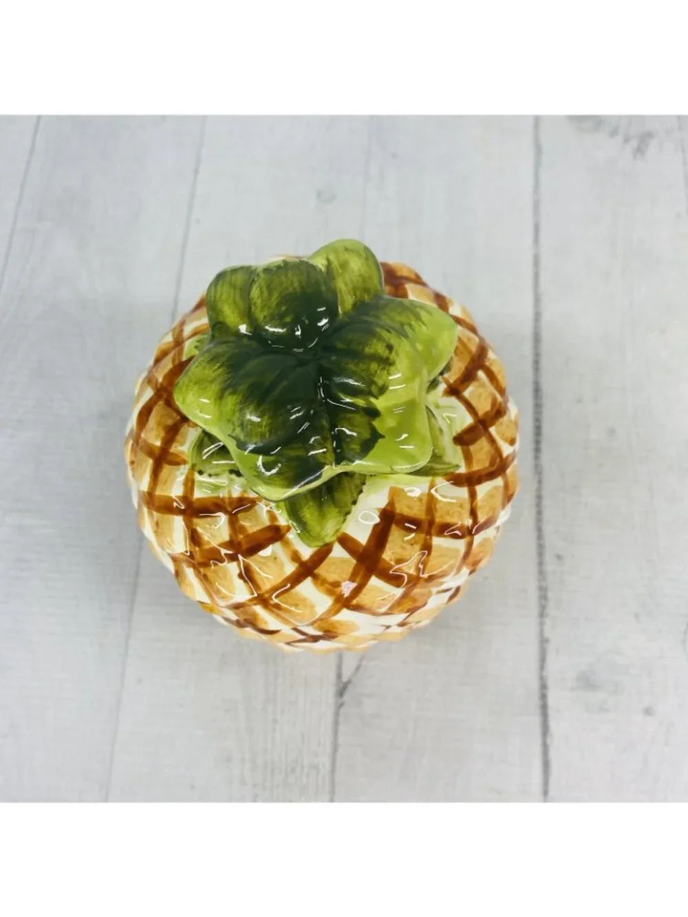 Alco PINEAPPLE Shape Ceramic Rubber Sealed Lidded  6